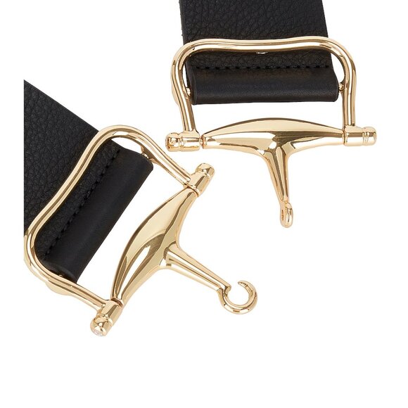 NWT Taylor Swift B-low The Belt Lukas Leather Belt Black Gold / S main image 8